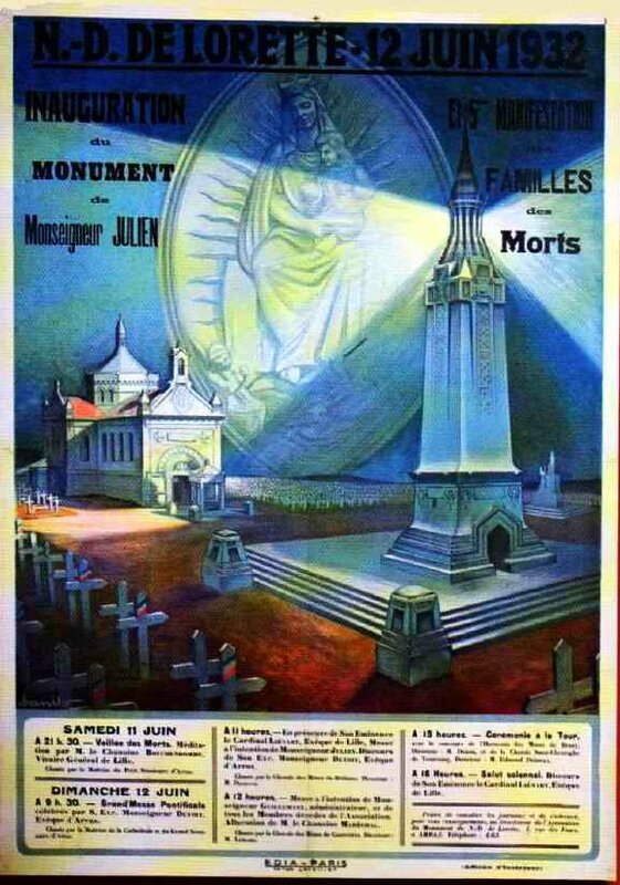 Affiche inauguration N-D de Lorette