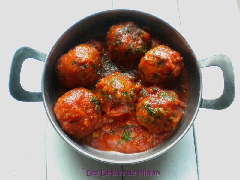 Boulettes de viande farcies au fromage « Filante »