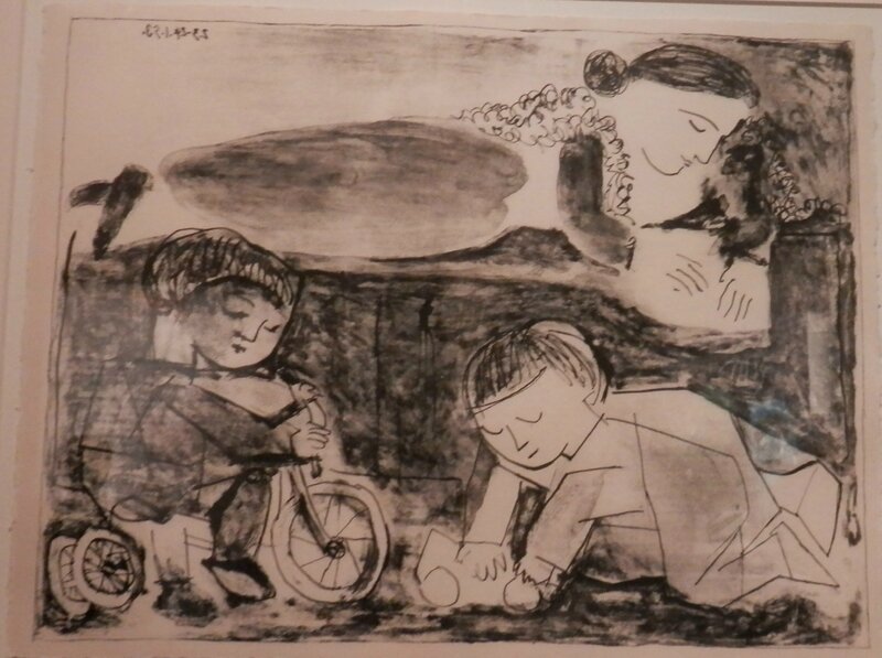 Picasso Les jeux et le lecture 1953