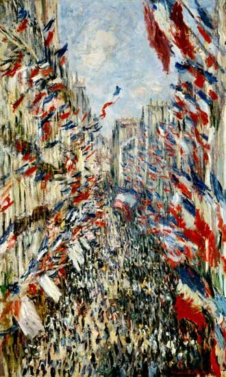 Claude Monet- la rue de Montorgueil