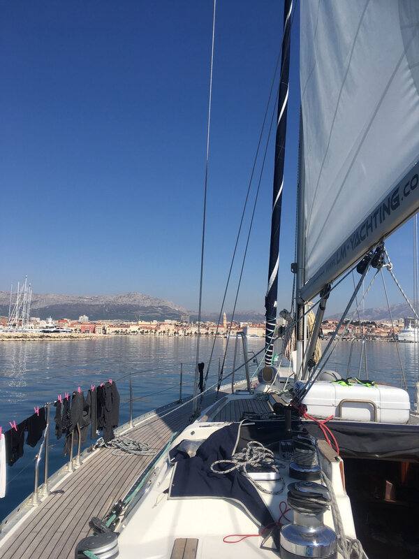 Arrivée à Split, vendredi 20 mars 2020