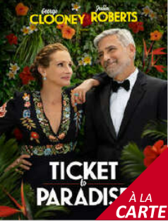 L’affiche de « Ticket to Paradise »