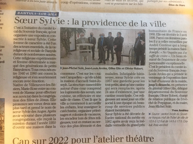 Article Indep Expo Soeur Sylvie