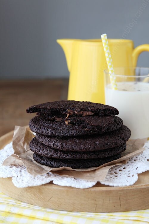 recette de cookies chocolat et icrecream sandwich 0001 LE MIAM MIAM BLOG