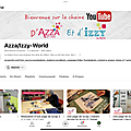 La chaîne <b>YouTube</b> de Azza / Izzy 
