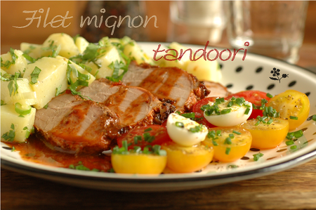 Filet mignon tandoori