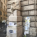 Parione - Entre Campo dei Fiori et Place Navone (18/21). <b>Pasquino</b>, une des statues parlantes de Rome.