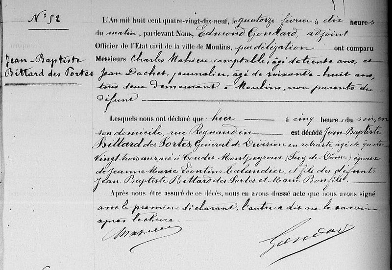 général décès z