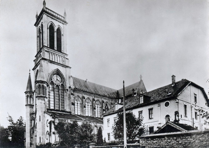 CPA Belfort Eglise Saint Joseph 9 rue Voltaire 1945-55aa