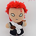 #Crochet : <b>Gaara</b> du Desert - Personnage de Base by Celenaa [Naruto]