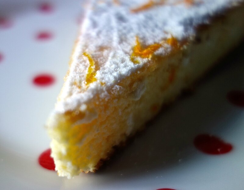 gâteau ricotta à l'orange