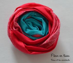 Fleur en tissu