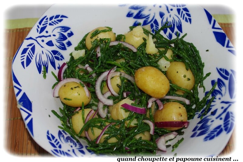 salade de pommes de terre grenailles à la salicorne-9609