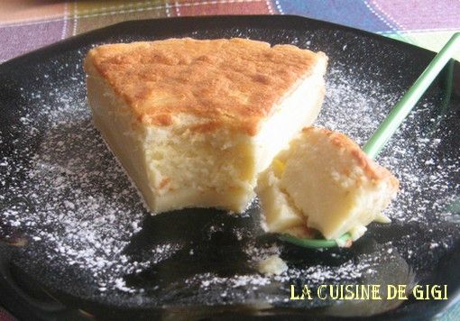 gâteau magique à la vanille