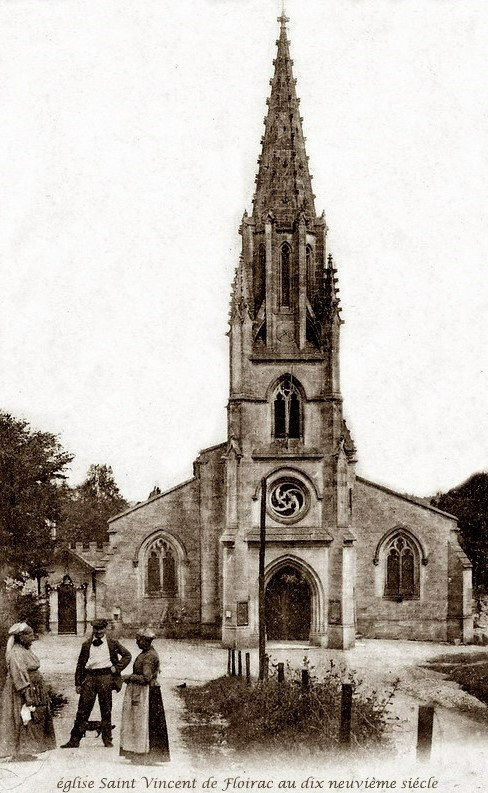 église Saint Vincent de Floirac au XIX siècle