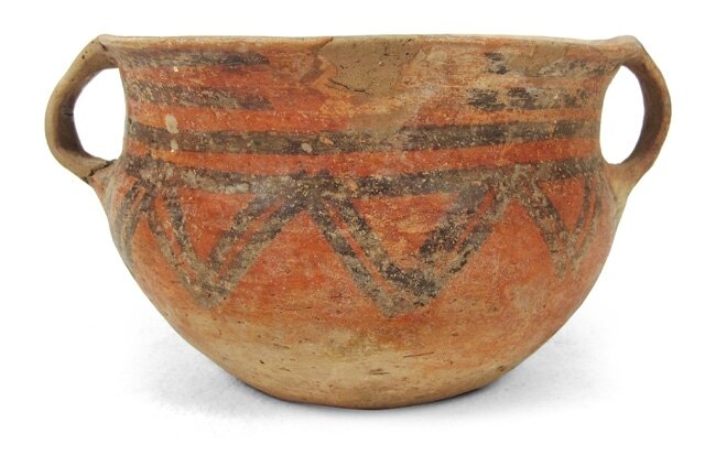 A painted pottery jar, Neolithic, Majiayao culture