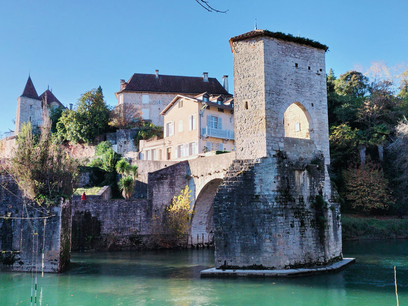 Sauveterre-de-Béarn, pont de la Légende