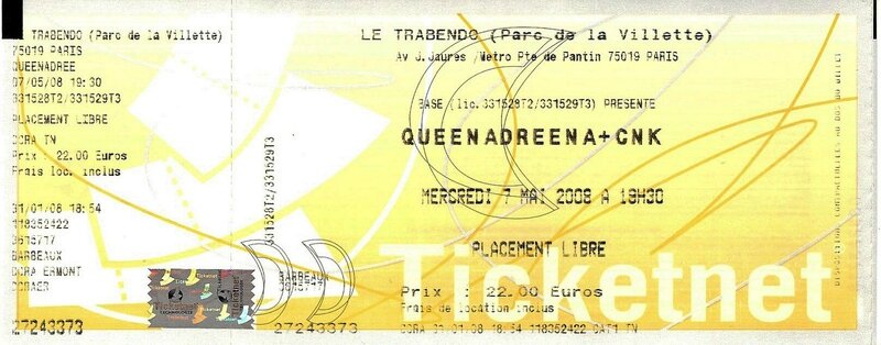 2008 05 QueenAdreena Trabendo Billet