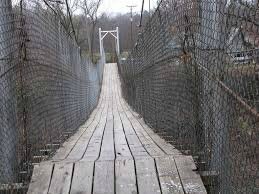 swinging bridge