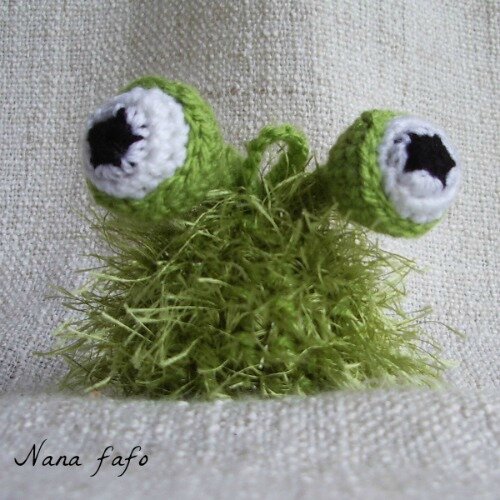 globinours-vert-porte-cles-crochet