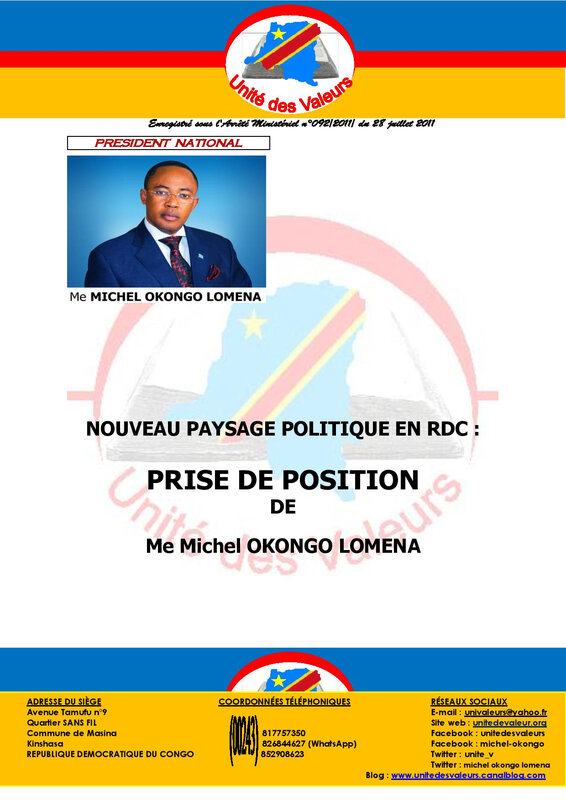 PRISE DE POSITION 04 FEV 2019