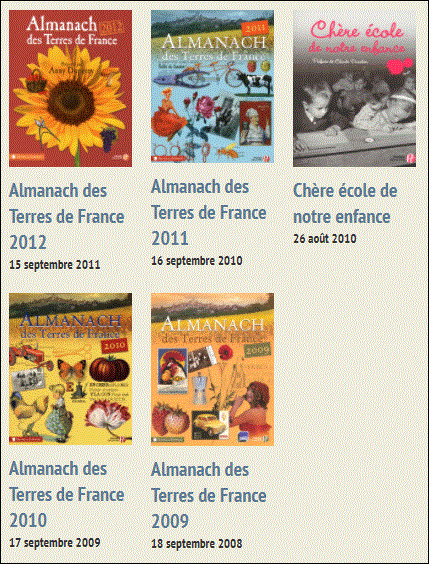 COLLECTION ALMANACH - TERRES DE FRANCE - PRESSES DE LA CITE - SUITE 1