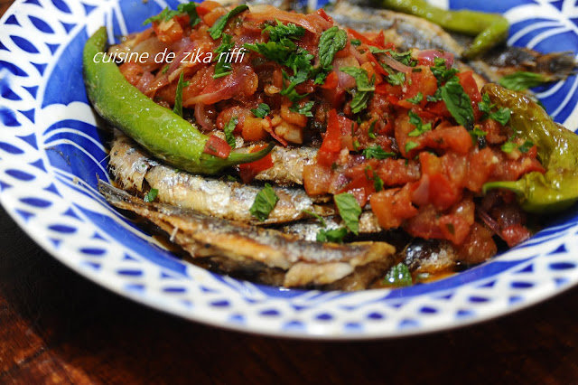 sardines escabèche terroir bônois, charmoula tomate et cumin