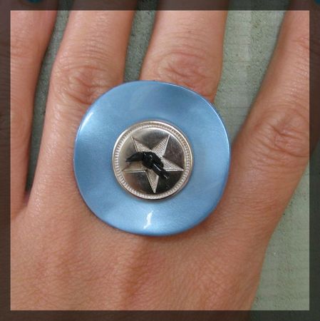 bague étoile et bleu