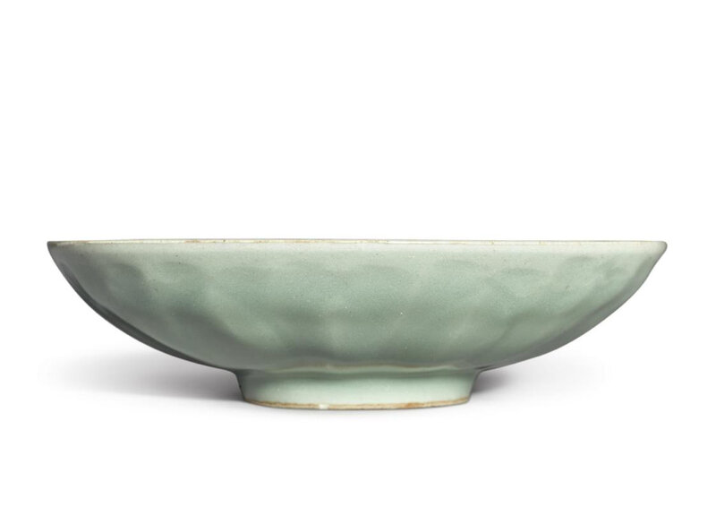 A 'Longquan' celadon-glazed 'lotus' dish, Southern Song dynasty (1127-1279)