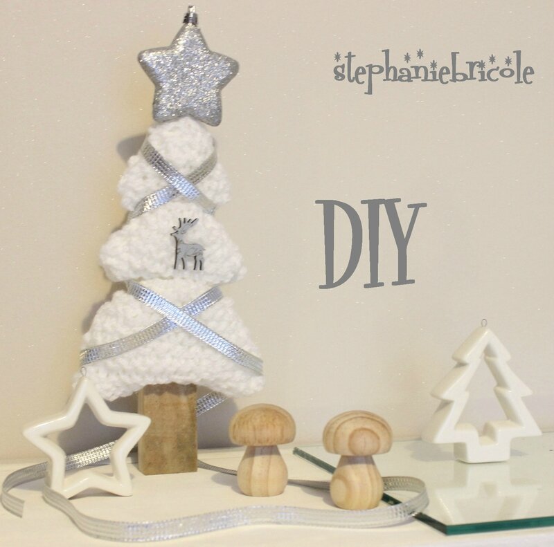 DIY NOEL SAPIN LAINE