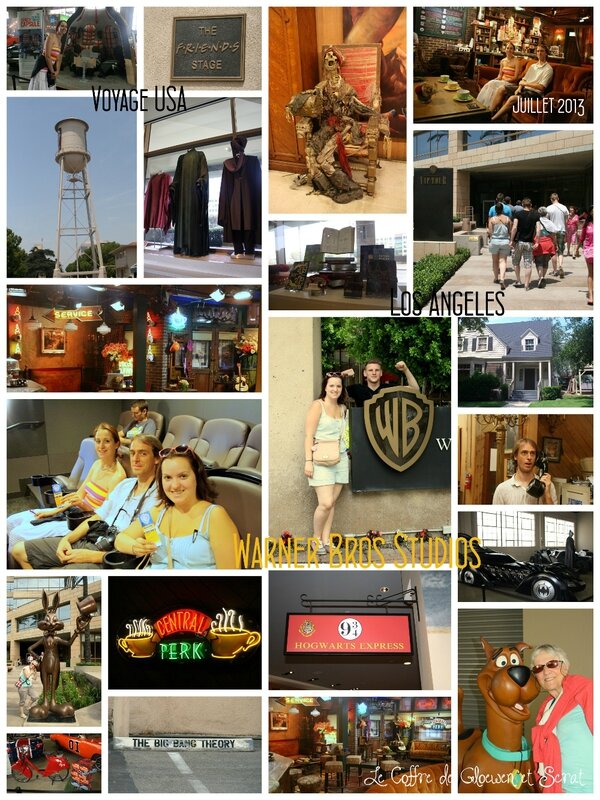 USA-Ouest américain - Visite des studios de la warner bros los angeles chez gloewen et scrat