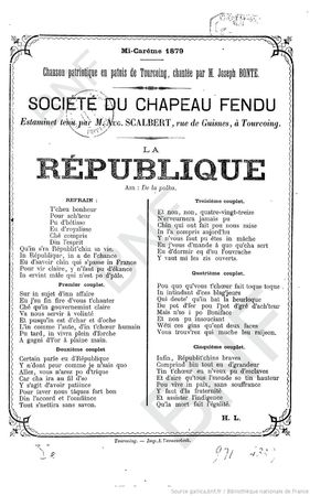 Sté du chapeau fendu rue de guisnes tourcoing