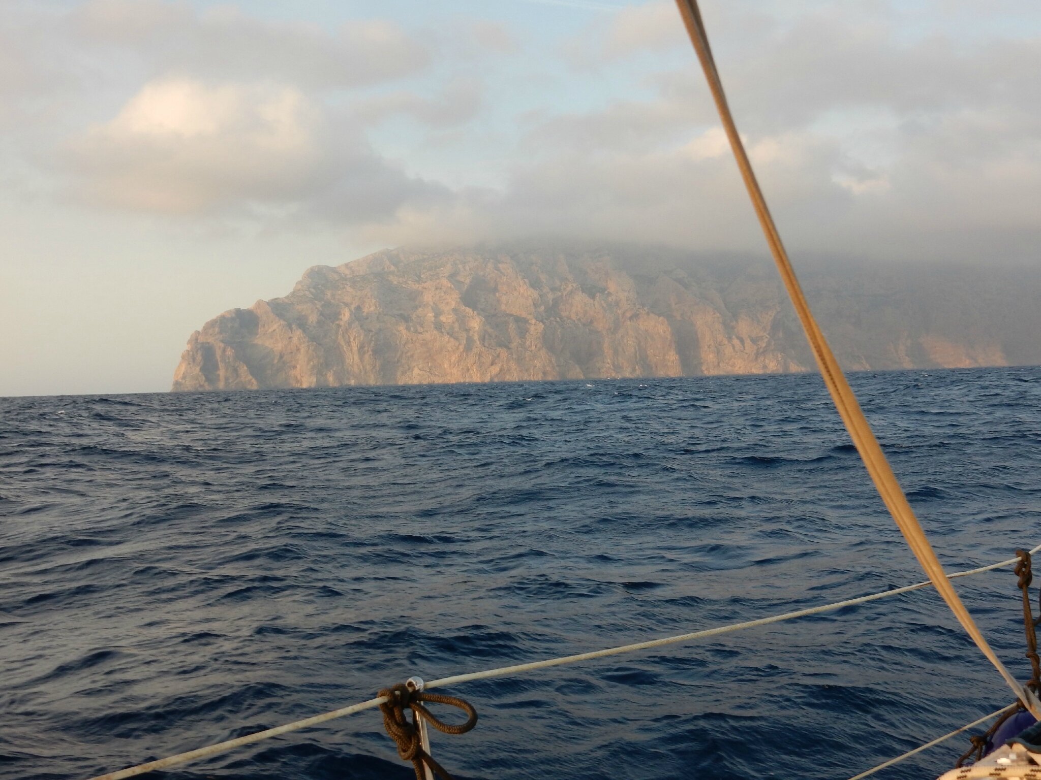 Lever de soleil sur Ak Prasino (Est d'Amorgos) 181015