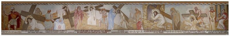 André Seurre fresque chemin de croix partie 1 (3)Séderon