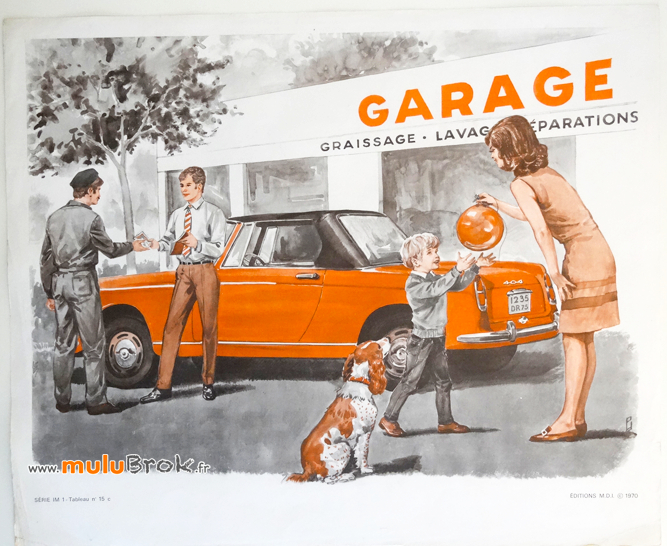 Affiche-MDI-GARAGE-Voiture-rouge-3-muluBrok-Vintage