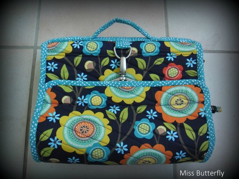 Hanging cosmetic bag-miss butterfly
