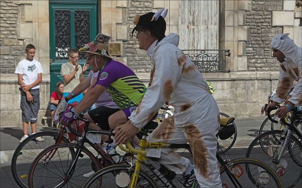 Niort cyclos parade normands vaches 120812