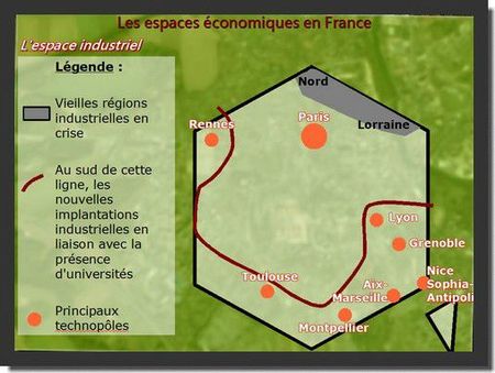 L'espace industriel français