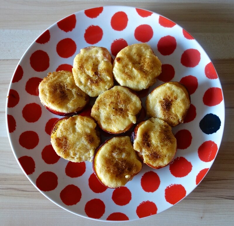 pêches farcies aux amandes