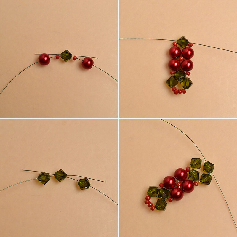 How-to-Make-a-Beaded-Christmas-Bracelet-with-Glass-Beads-and-Seed-Beads-3