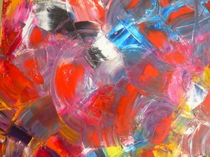Abstraction 1 50x40x4 huile sur toile 150 €