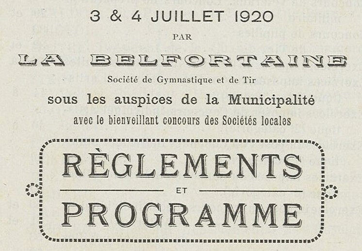 Programme Concours Fédéral p1R