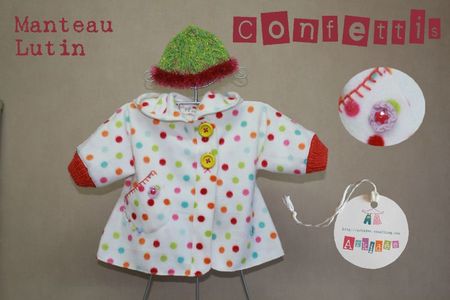 Manteau lutin Confettis