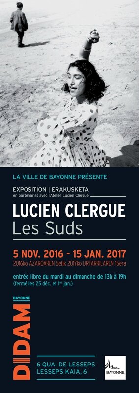 AFFICHE exposition Les Suds, Lucien Clergue01