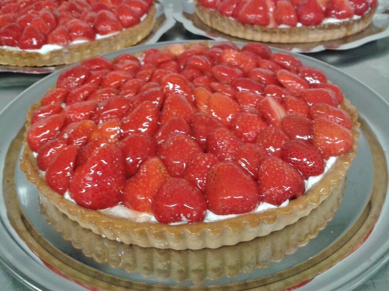 tarte à la fraise ( du Chef Custos)