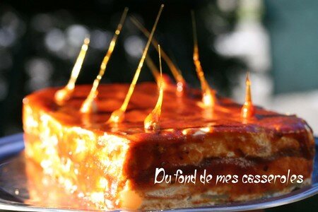 Ras la fraise ! alors entremet poire/caramel ! recettes dessert Ras la fraise ! alors entremet poire/caramel !