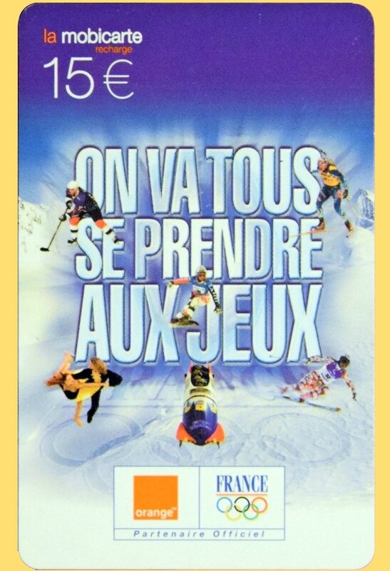 Télécarte France aux JO 2002