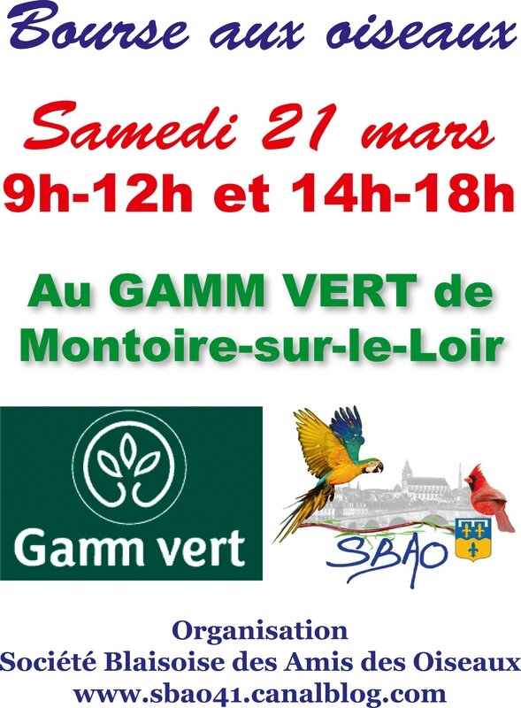 bourse sbao gamm vert Montoire