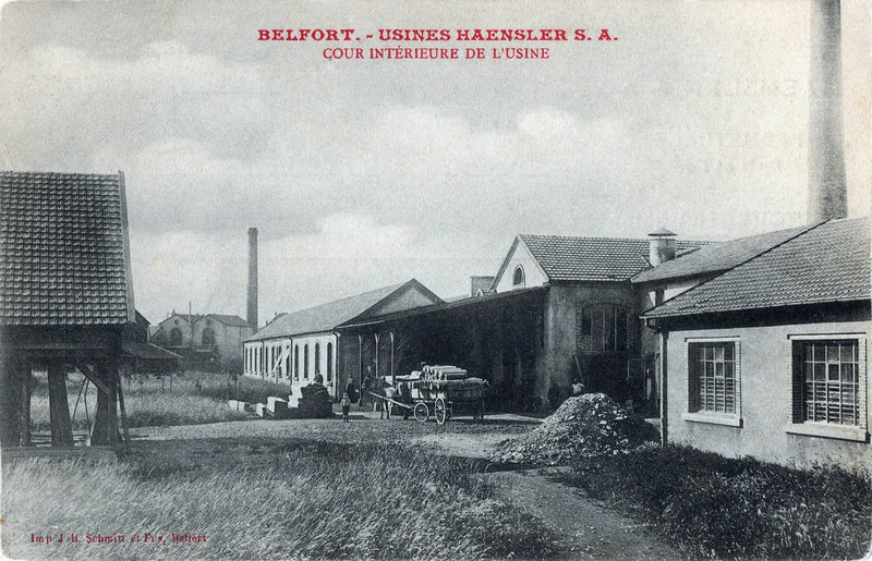 Belfort CPA Usines Haensler SA Fabrication volets roulants Rue Faidherbe 1900-03 R1