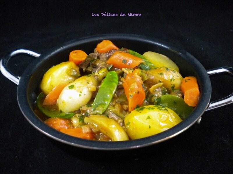 Navarin d’agneau aux légumes du printemps